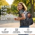 thumbnail image 2 of Kuiaobaty Hole Basketball Print Backpack Set of Kids Boys Girls Lightweight Backpack and Lunch Bag with Adjustable Strap Multi Pockets Bookbag with Pencil Case for School Travel, 2 of 7