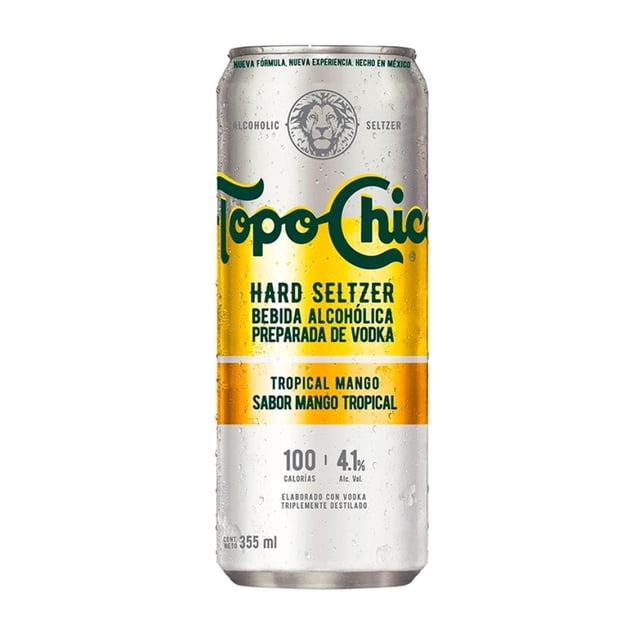 Bebida alcohólica preparada Topo Chico Hard Seltzer Mango Tropical 355 ml