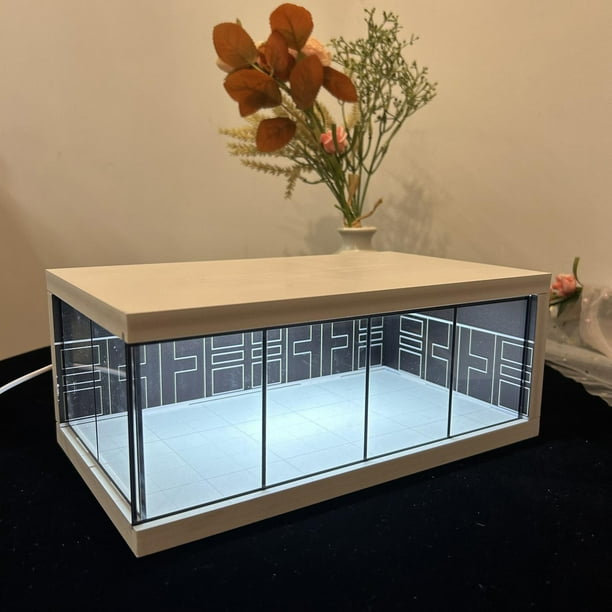 Estuche de exposición perfecl para coche a escala 1:64 negro