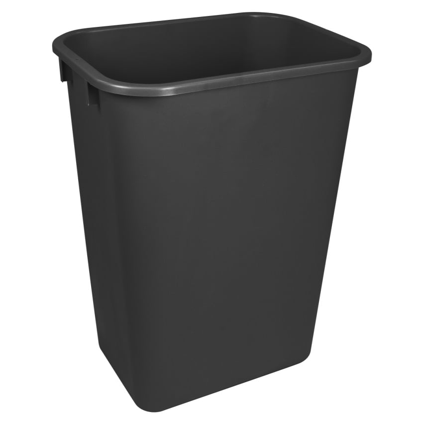 Large/Tall Waste Basket, Black (Case of 4) Walmart Canada