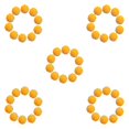 thumbnail image 2 of QualitChoice Lot de 10 Balles d'Eau Réutilisables Piscine Plage Jeu de Combat Jouets Absorbants Interactifs Rebondissants Parent-Enfant Jouet Orange 5ensemble, 2 of 6
