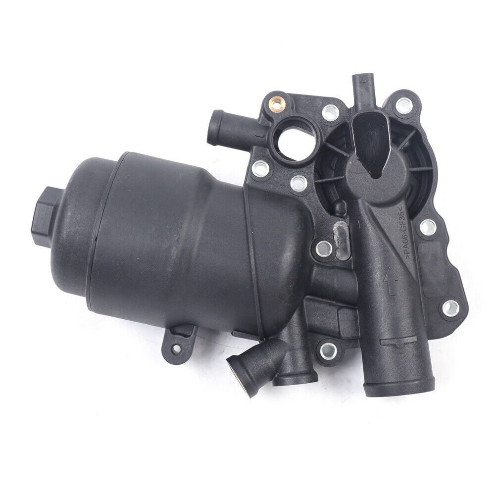 Miumaeov Engine Oil Filter Housing with Thermostat Assembly for 2013-2016 Audi A6 A7 A8 Quattro Q5 Q7 TDI 3.0L V6 059115389P