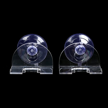 

2pcs Shaver Holder Suction Cup Transparent Hook Razor Rack Waterproof Removable