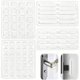 thumbnail image 1 of Tope para Puerta 76 PCS, Protector de Pared de Silicona, Protector Adhesivo Reutilizable, Adecuados para Paredes y Muebles, 1 of 4
