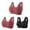 Red, variant on Daisy Bras for Seniors Front Closure Plus Size Bra No Underwire Support Bralettes Push Up Full Coverage Breathable Brassiere 3PC Everyday Bras for Women