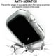 thumbnail image 4 of Estuche para Apple Watch 40Mm Hard PC Bumper Protector de pantalla para Iwatch Series 6 5 4 Se (40Mm, negro + transparente + plateado) Adepaton WMCH-549, 4 of 5