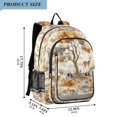 thumbnail image 2 of FORMRS School Backpack 17" Student Travel Bag with Laptop Compartment, Forest Pattern, 2 of 7