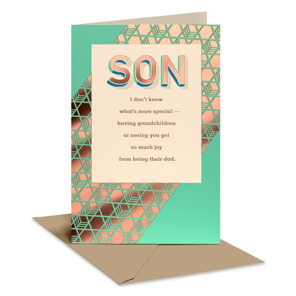 American Greetings Father's Day Card for Son (Joy and Pride)