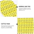 thumbnail image 3 of MasteelfCA 100pcs Numbered Livestock ID Tag Animal Ear Tags Animal Number Tags for Cattle, 3 of 8