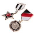 thumbnail image 1 of 2x Broche Vintage Forma Estrella Academia Accesorios Unisex Sunnimix Pin broche, 1 of 8