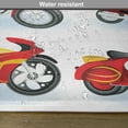 thumbnail image 6 of Ambesonne Cartoon Place Mats Set of 4, Motorcycle Hippie, Standard Size, Black Yellow, 6 of 6