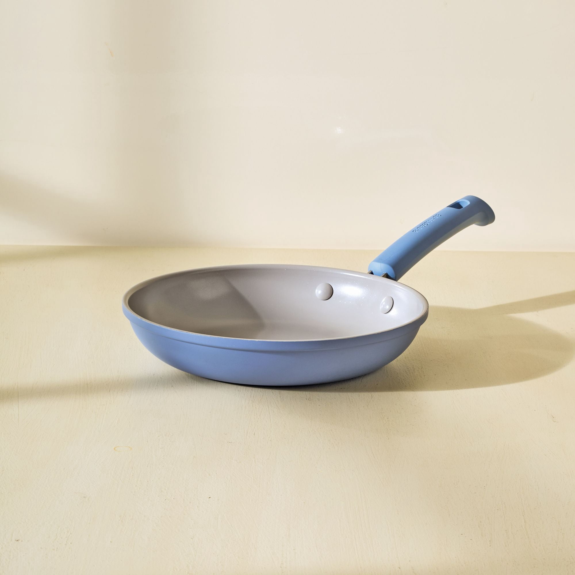 Farberware TrueCook Ceramic Plus Induction Frying Pan, 10-Inch, Steel Blue