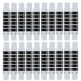 thumbnail image 1 of Tiras de temperatura de 20 piezas, Celsius y Fahrenheit, tira de termómetro de frente reutilizable para bebés y ni?os con 20 manuales para uso doméstico ShuxiuWang 8390612417450, 1 of 1