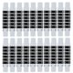 thumbnail image 1 of Tiras de temperatura de 20 piezas, Celsius y Fahrenheit, tira de termómetro de frente reutilizable para bebés y ni?os con 20 manuales para uso doméstico ZefeiWu 8390615825818, 1 of 1