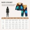 thumbnail image 4 of Bingfone Womens Pajama Sets Vibrant Rainbow Butterfly A Print,Long Sleeve Loungewear Pajamas Set-Large, 4 of 8