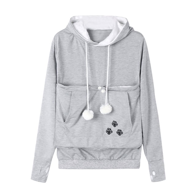 Blouse de Maternité - Chandail à Capuchon Stylé pour l'Automne et l'Hiver, au Design Confortable et Polyvalent pour Sorties Décontractées et Tenue Relax