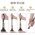 thumbnail image 3 of Mincham Wine Opener, Air Pressure Pump Corkscrew Wine Bottle Opener with Foil Cutter, Gifts to Wine Lovers, 3 of 6