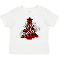 thumbnail image 3 of Inktastic Red Buffalo Plaid Christmas Tree Boys or Girls Baby T-Shirt, 3 of 5