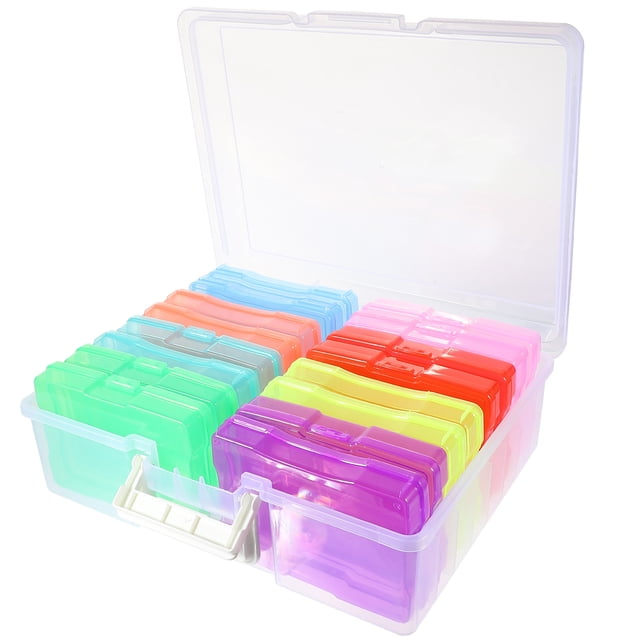 1 Set Photo Storage Box Photo Organizer Storage Photo Box Photo Keeper Container Box