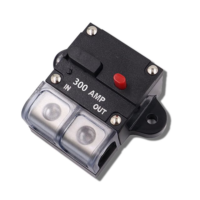 Shengyu Disjoncteur Automobile Professionnel Réinitialisable Haut-Parleur de Remplacement Accessoires de Sécurité Bouton Noir 300A
