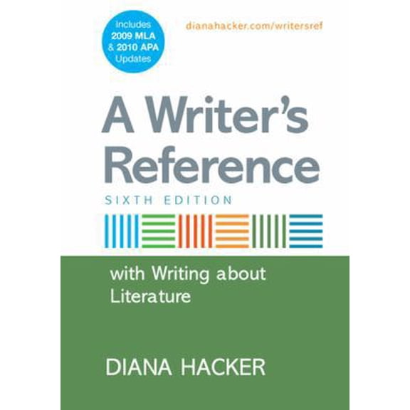 Pre-Owned A Writer's Reference: With Writing About Literature: Includes 2009 Mla & 2010 Apa Updates (Plastic Comb) 0312664796 9780312664794