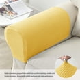 thumbnail image 4 of Armrest Chair Covers, 2Pcs Spandex Stretch Fabric Waterproof Arm Caps Anti-Slip Furniture Protector Slipcovers for Armchairs Sofa Couches Recliner, 4 of 6
