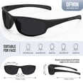 thumbnail image 3 of Gafas de sol Ofwin Sports con protección UV400 polarizadas, color negro, 3 of 6