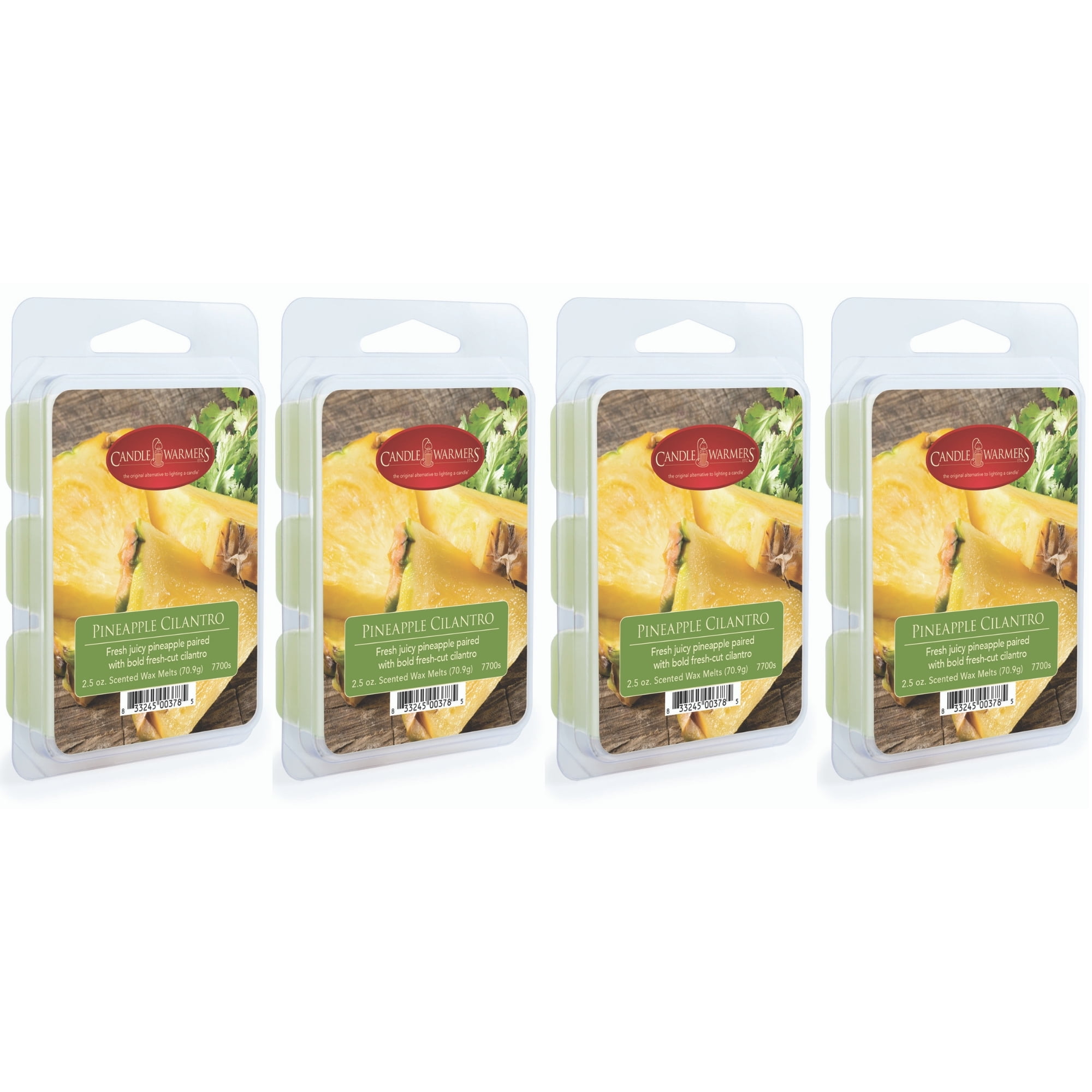 Pineapple Cilantro Scented Wax Melt Tarts, Pack of 4