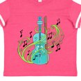 thumbnail image 4 of Inktastic Violin with Musical Notes and Swirls Boys or Girls Toddler T-Shirt, 4 of 5