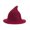 Red-Wool Blend, variant on Women Halloween Witch Hat Wool Knitted Wide Brim Foldable Pointed Cap for Party Masquerade Cosplay Daily