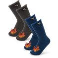 thumbnail image 3 of DG Hill (2 Pair) Kid's Thermal Winter Socks Thick Heat Trapping Insulated Boot Sock, 3 of 8