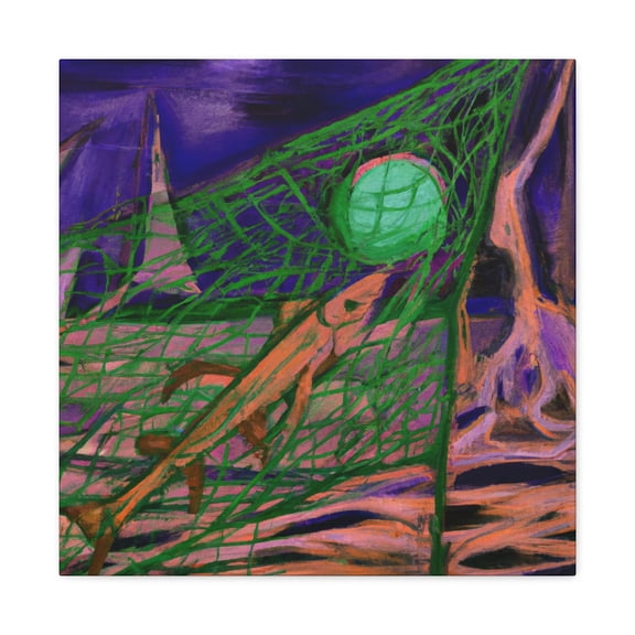 Fishing Nets Fauvist - Canvas