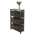 thumbnail image 2 of Granville 5Pc Storage Shelf with 2 Large and 2 Small Foldable Baskets, 2 of 3