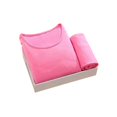 thumbnail image 1 of Guardurnaity Ropa interior gruesa de temporada de invierno, camiseta interior para mujer, calzoncillos largos, ropa interior cálida, ropa de conjuntos de ropa 8Rojo rosa/5XL85-95kg, 1 of 6
