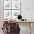 thumbnail image 3 of Various Sea Life Nautical Coral Reef Animals & Insects Graphic Art Gallery Wrapped Canvas Print Wall Art, Set of 4, 3 of 7