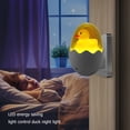 thumbnail image 2 of Enchufe de EE. UU., luz LED de noche de pato amarillo, lámpara de pared con Sensor de luz de encendido/apagado automático, lámpara de noche para niños, lámpara de noche para dormitorio, baño, escaler JAMW Sencillez, 2 of 5