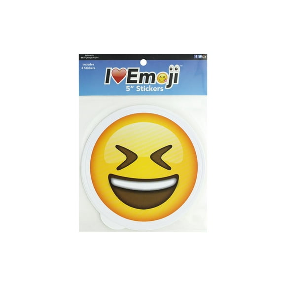 Everything Emoji Sticker Set 5" Fit/Laugh/Delic
