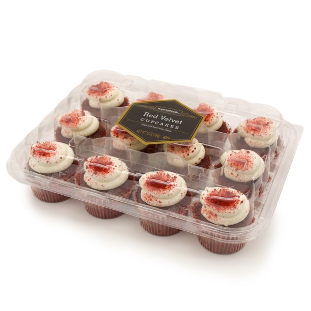 Marketside Red Velvet Mini Cupcakes, 10 oz, 12 Count