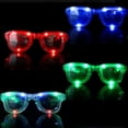thumbnail image 1 of Gafas LED, gafas iluminadas que brillan en la oscuridad, gafas intermitentes de neón para fiesta de cumpleaños, Halloween, Pascua, 1 of 5