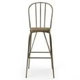 thumbnail image 3 of Furniture of America Chelsea Metal Windsor Bar Stool in Bronze (Set of 2), 3 of 7