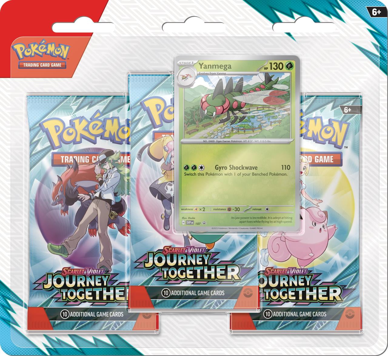 Pokemon Trading Card Games Scarlet & Violet 9 Journey Together 3Pk Blister Styles May Vary