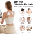 thumbnail image 5 of OSITO Wireless Electric Foot Stimulator with 8 Electrode Pads, Portable EMS Foot Massager Machine for Neuropathy Pain, 99 Levels Dual Channel (White), 5 of 8
