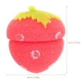 thumbnail image 2 of Miangastore Strawberry Shaped Sponge Curler 12Pcs Set Breathable Material, 2 of 9