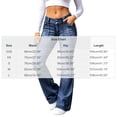 thumbnail image 2 of ATOYSOY Women's Flare Bottom Jeans High Waisted Wide Leg Jeans Stretchy Denim Pants, 2 of 7