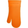 Rachael Ray Silicone Kitchen Oven Mitt with Quilted Cotton Liner Orange