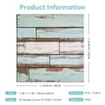 thumbnail image 4 of 10pcs 3D Faux Wood Wall Panels 11.8"x11.8", PVC Peel and Stick Self-Adhesive Tiles for Living Room Accent Farmhouse Wall Decor, 4 of 10
