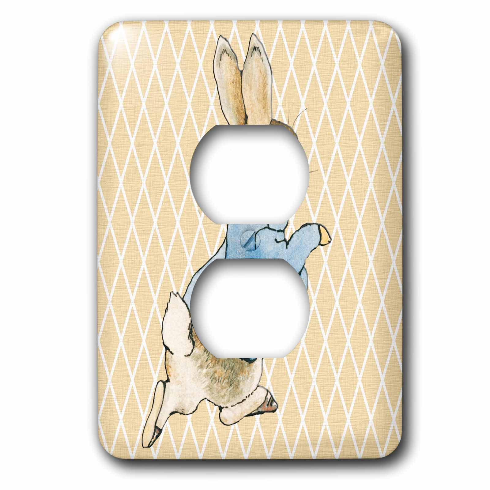 3dRose lsp_79399_6 Peter Rabbit Vintage Art Plug Outlet Cover