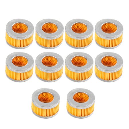 

10Pcs Air Compressor Mute Air-Intake Silent Oil-Free Filter 65X36X36Mm Tools Accessories New