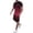 Brick Red, variant on Mens Two Piece Summer Outfit Men's Letter Print Loose Fit T Shirt and Shorts Summer Athletic Sportswear Casual Outfit Gradient Breathable Two Piece Purple M