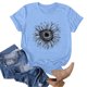 thumbnail image 5 of Fiudx Liquidación de Ahorros de Verano Camisas de Moda para Mujer, Camisetas de Manga Corta, Blusas, 5 of 5
